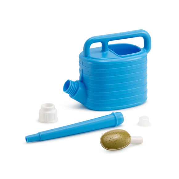 Annaffiatoio plastica azzurro