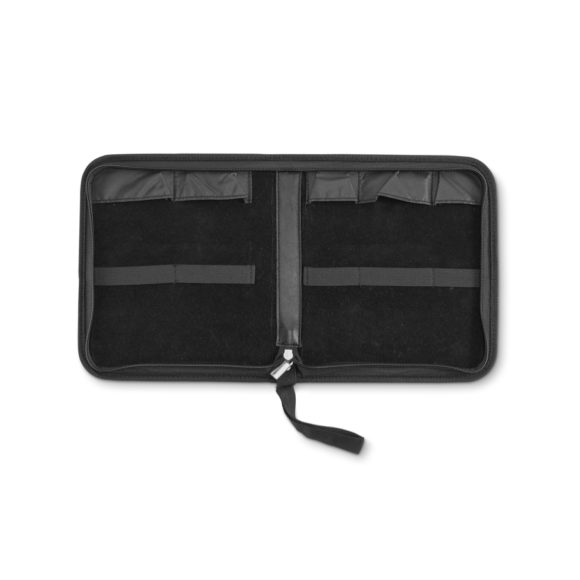 Astuccio porta utensili a 5 posti rigido con cerniera