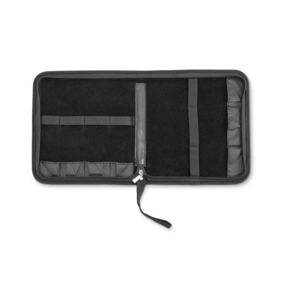 Astuccio porta utensili a 7 posti rigido con cerniera